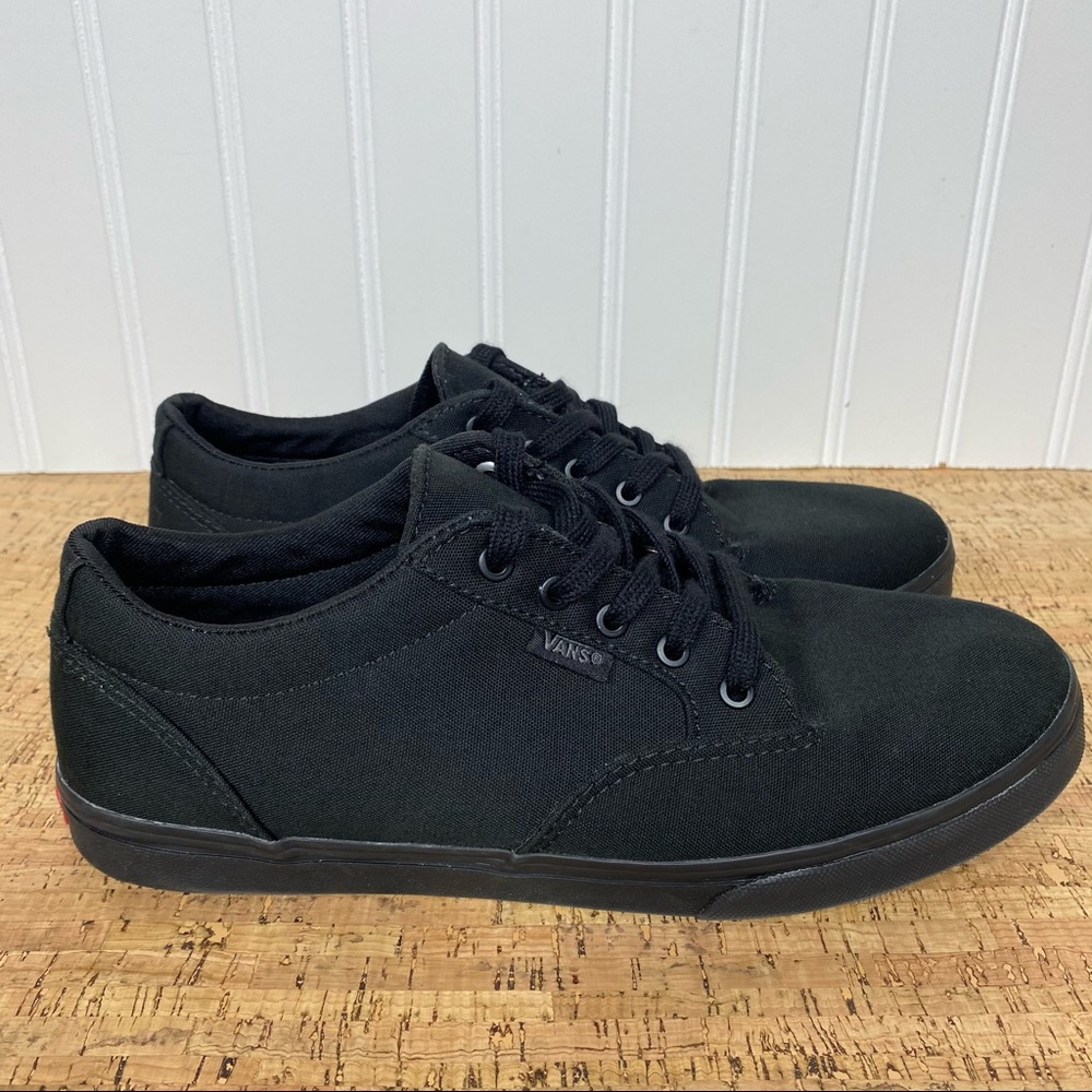 Vans Off the Wall Black Canvas Shoes